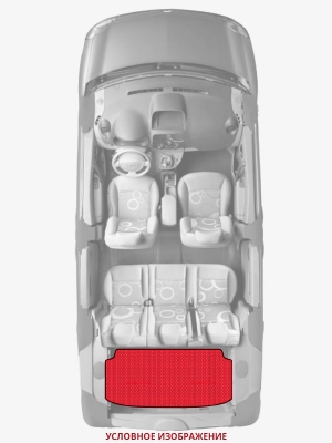 ЭВА коврики «Queen Lux» багажник для Hyundai Getz